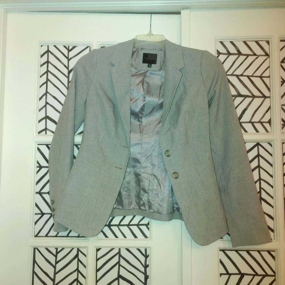 The Limited grey suit jacket